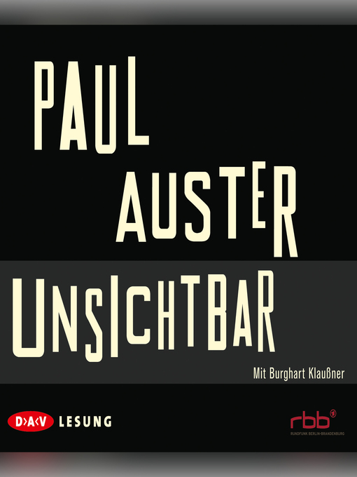 Title details for Unsichtbar by Burghart Klaussner - Wait list